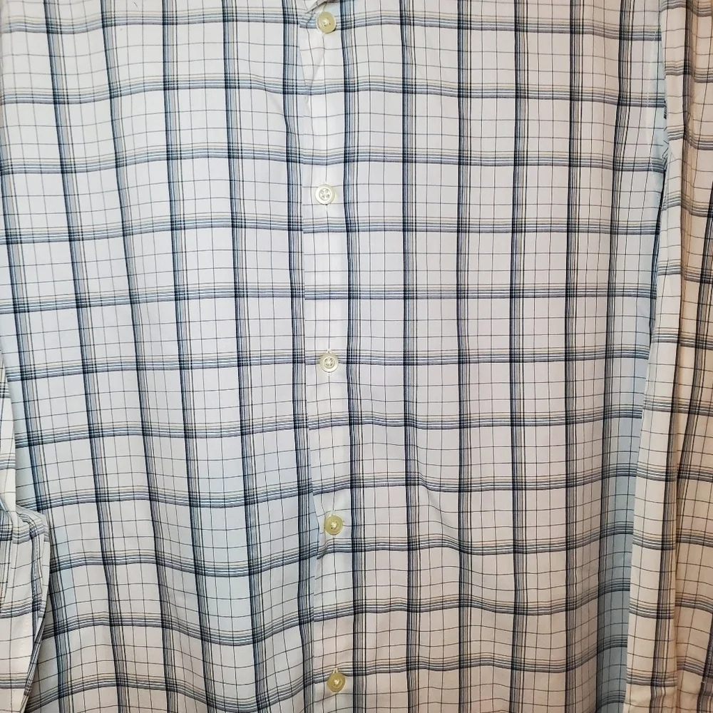 Banana Republic Men's Medium Non-Iron Classic Fit Shirt Long Sleeve 100% Cotton